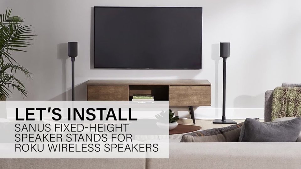 Installation of Universal Wireless Speaker Stand video 1 minutes 04 seconds