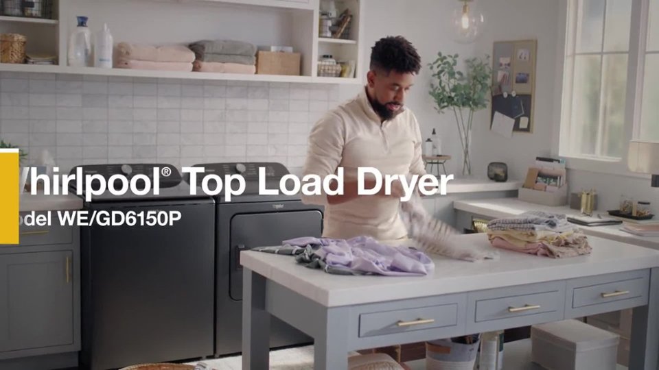 Whirlpool - WE/WG6150P Dryer Product Info video 0 minutes 47 seconds