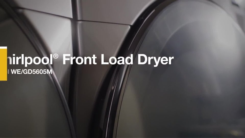 Whirlpool - WE/GD5605M Dryer Product Info video 0 minutes 33 seconds
