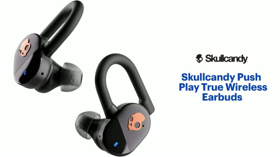 Skullcandy - Push Play True Wireless Earbuds Features video 0 minutes 59 seconds