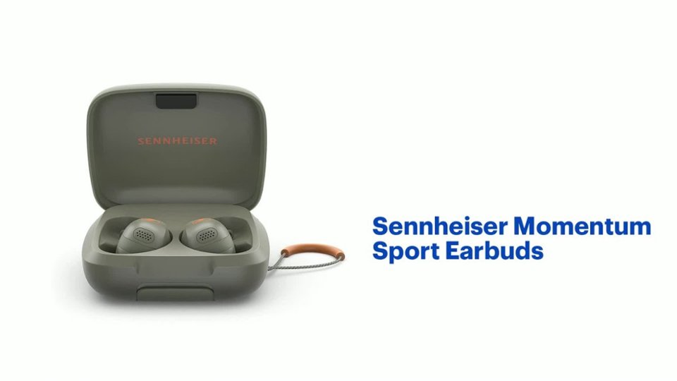 Sennheiser - Momentum Sport Earbuds - Olive Product Features video 1 minutes 33 seconds