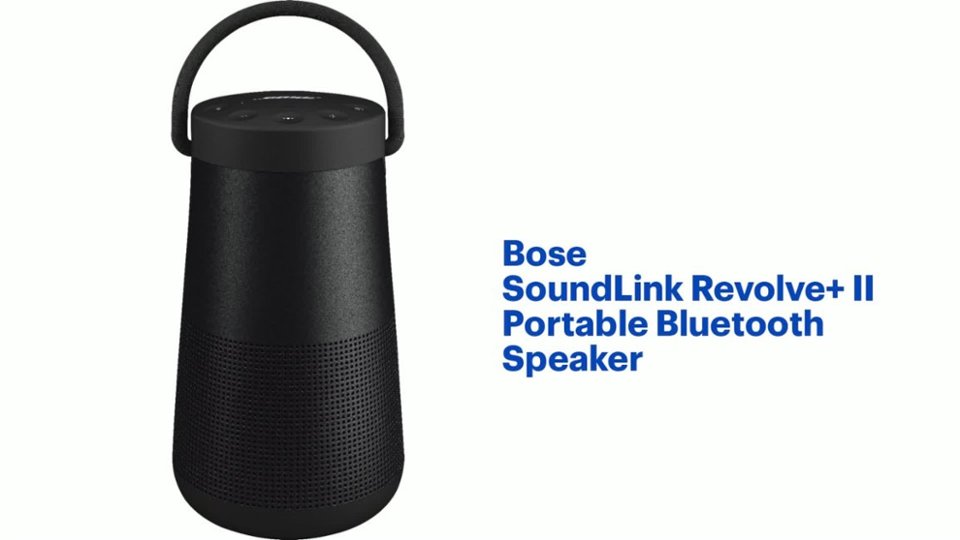 Bose SoundLink Revolve+ II Portable Bluetooth Speaker Features video 1 minutes 29 seconds