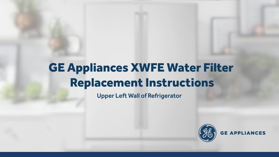 Upper Left Wall XWFE Water Filter Replacement Instructions video 2 minutes 14 seconds
