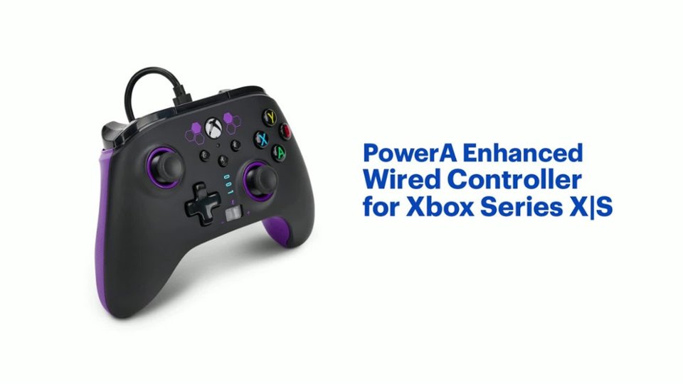 PowerA Enhanced Wired Controller for Xbox Series X|S Features video 1 minutes 08 seconds