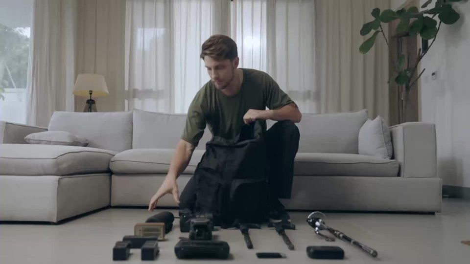 Ad of Portable Solar Panel Power Hat video 0 minutes 44 seconds