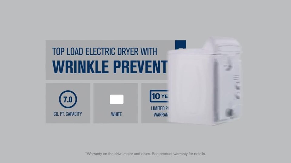 Maytag - MED4500M Dryer Product Info video 0 minutes 41 seconds