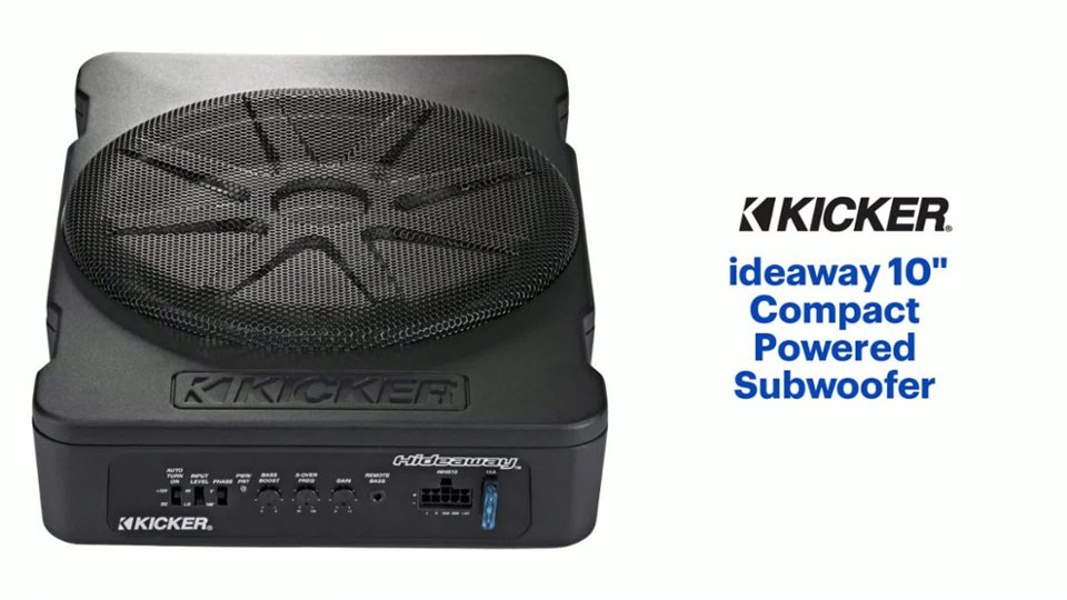 楽天市場】【KICKER】キッカー HIDEAWAY HS10 定格180Wアンプ