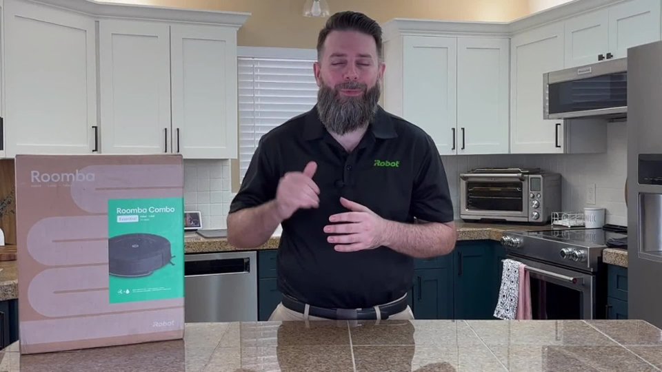 iRobot - Roomba Combo Essential robot vacuum and mop Unboxing video 3 minutes 32 seconds