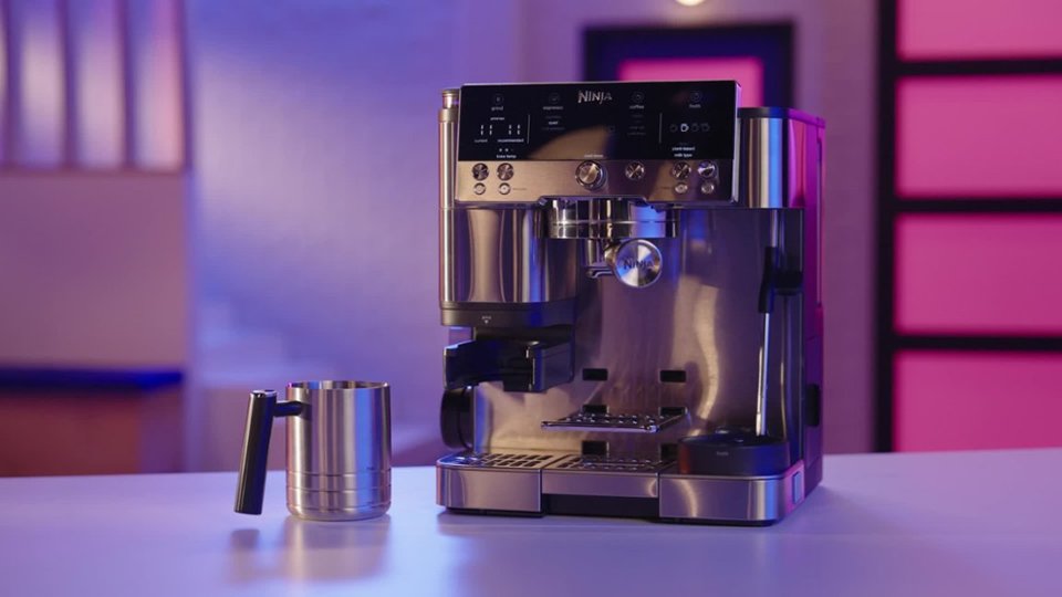 Making a Quad Espresso Shot with the Ninja Luxe Café Premier Series video 0 minutes 53 seconds
