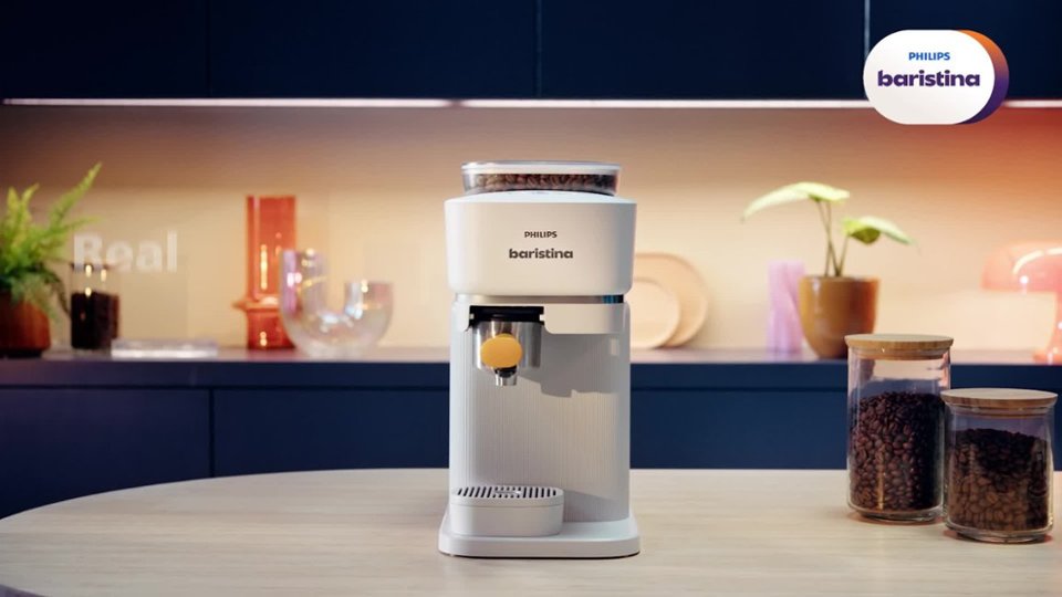 Philips - Baristina Automatic Espresso Overview video 0 minutes 52 seconds