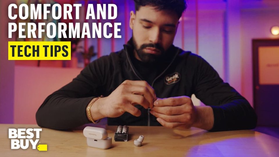 Fitting and Troubleshooting the Technics AZ100 Noise-Cancelling Earbuds video 0 minutes 46 seconds