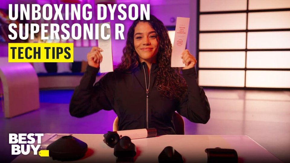 Unboxing the Dyson Supersonic r Hair Dryer video 0 minutes 45 seconds