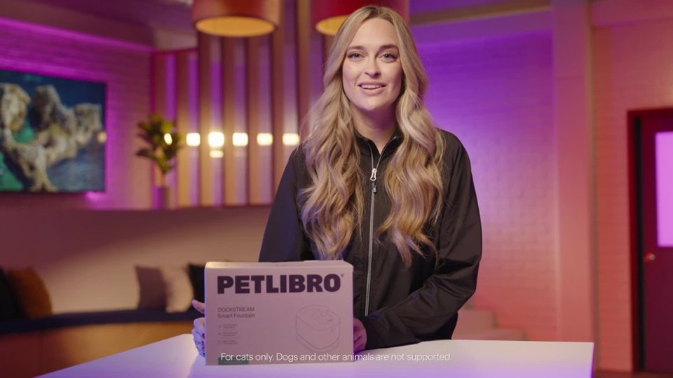 Unboxing the PETLIBRO Dockstream App Monitoring Pet Water Fountain video 0 minutes 52 seconds