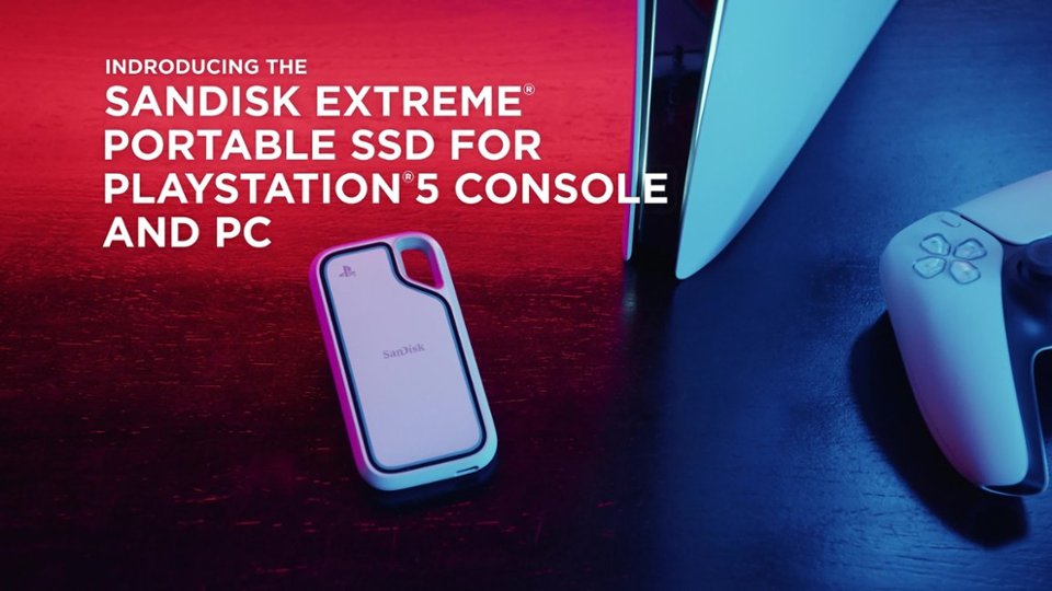 Extreme Portable SSD Playstation 5 video 1 minutes 07 seconds
