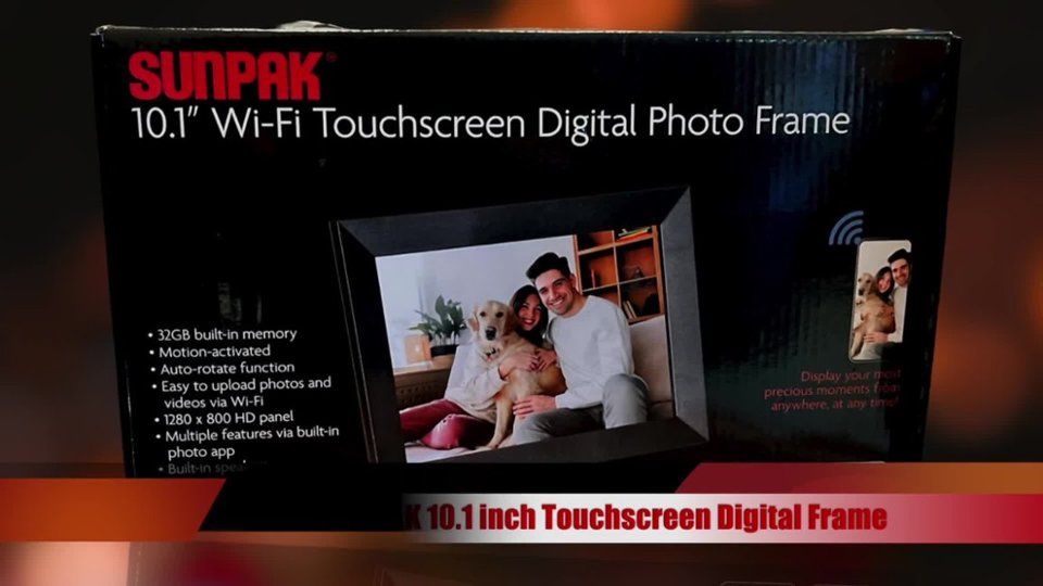 Sunpak Digital frame overview video 2 minutes 24 seconds