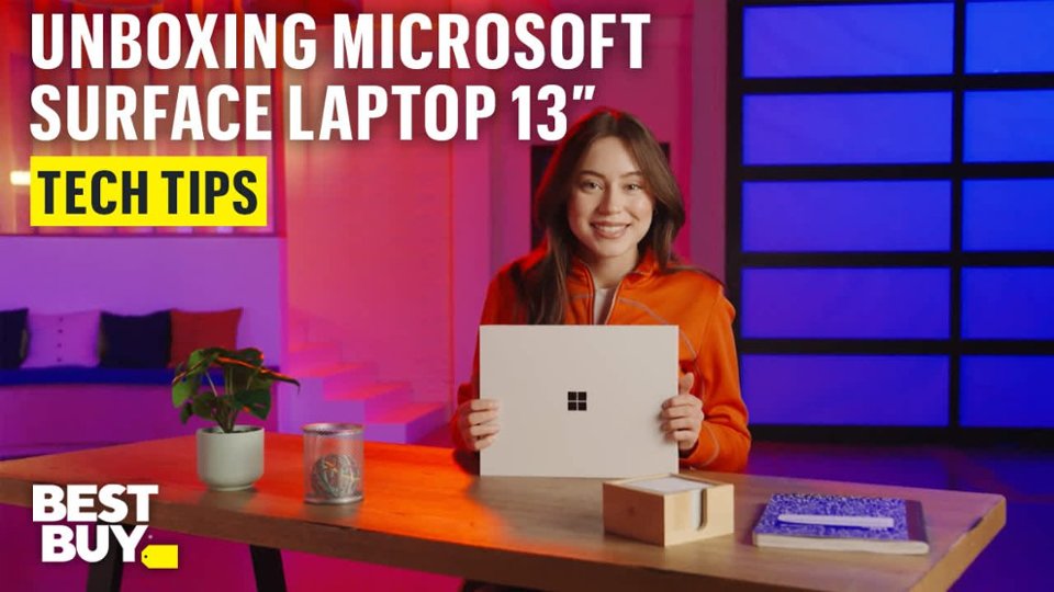 Unboxing the Microsoft Surface Laptop 13" video 0 minutes 53 seconds