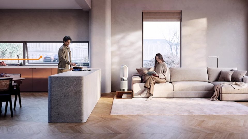 Dyson - Hot+Cool HP1 Purifier - White/White video 0 minutes 17 seconds