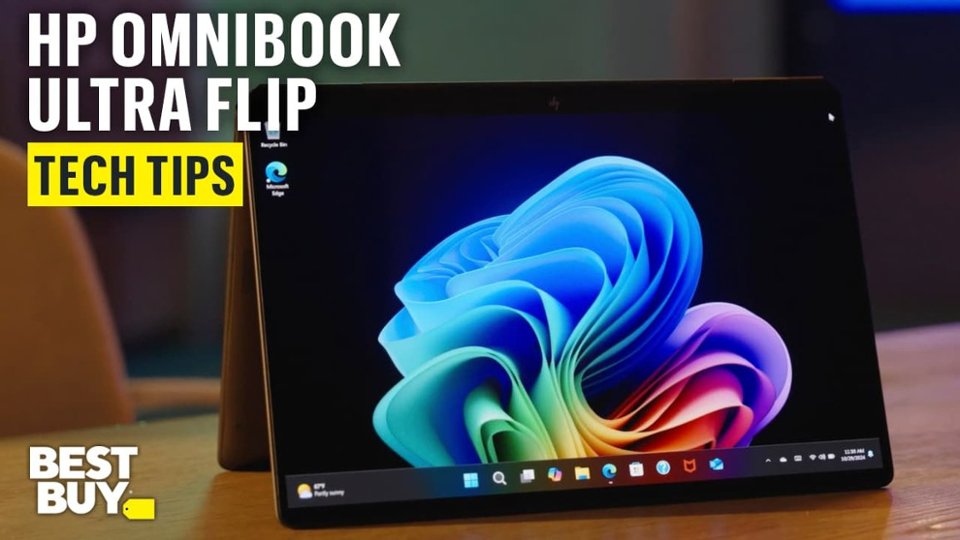 HP OmniBook Ultra Flip powered by Intel Core Ultra 7 Series 2 Processor video 0 minutes 53 seconds