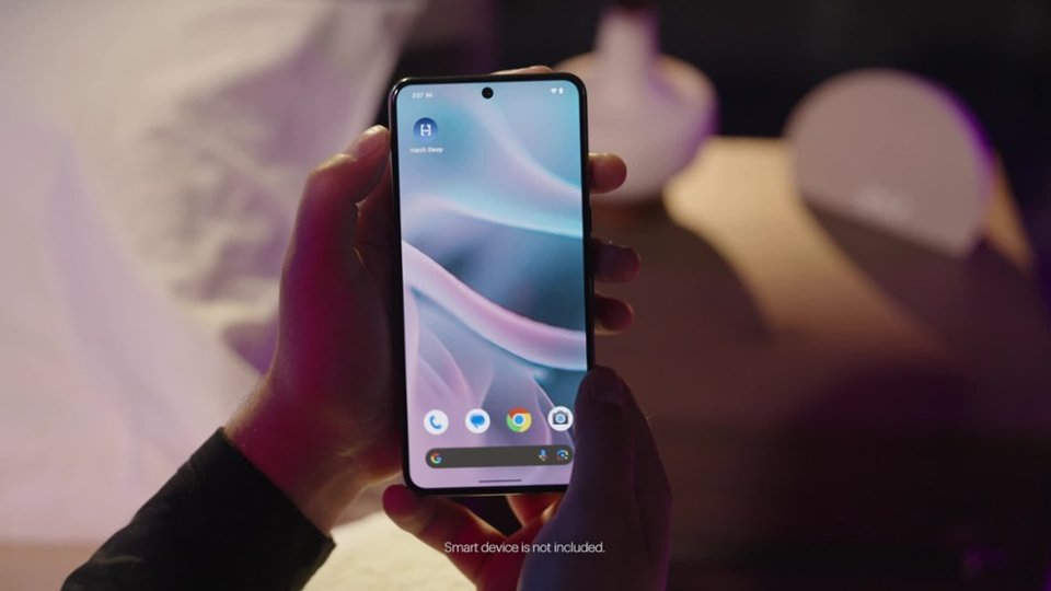 Waking to a Simulated Sunrise with the Hatch Restore 2 Sound Machine video 0 minutes 37 seconds