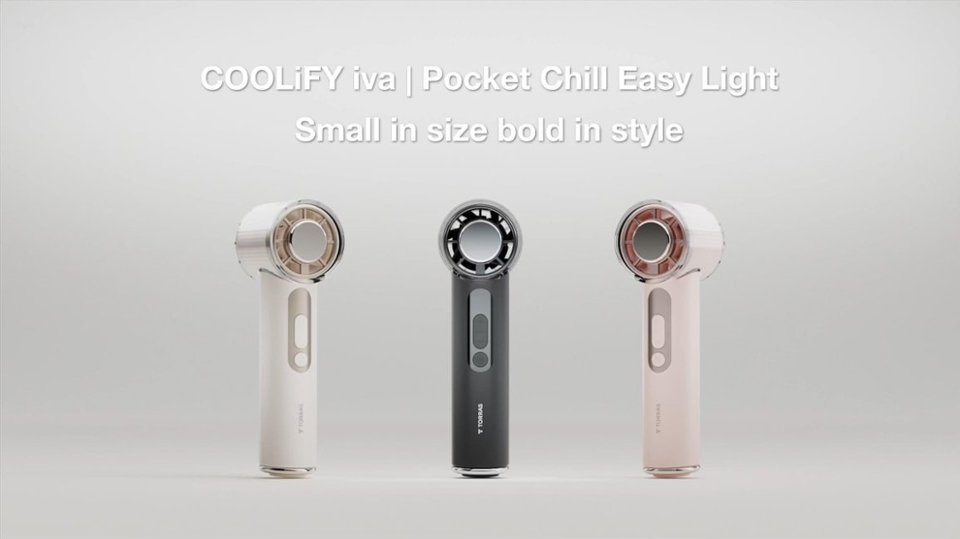 Product use scenarios of COOLiFY iva Handheld Portable Fan video 0 minutes 39 seconds