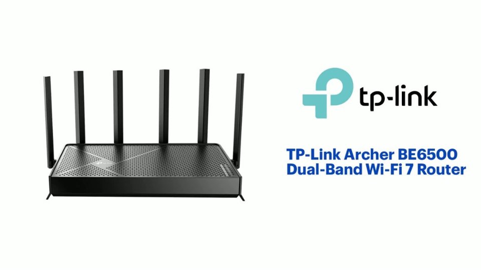 TP-Link - Archer BE6500 Dual-Band Wi-Fi 7 Router - Black Product Features video 1 minutes 39 seconds
