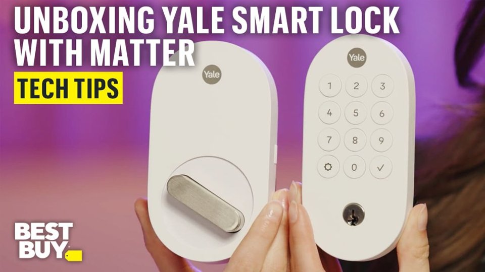 Unboxing the Yale Smart Lock with Matter video 0 minutes 41 seconds