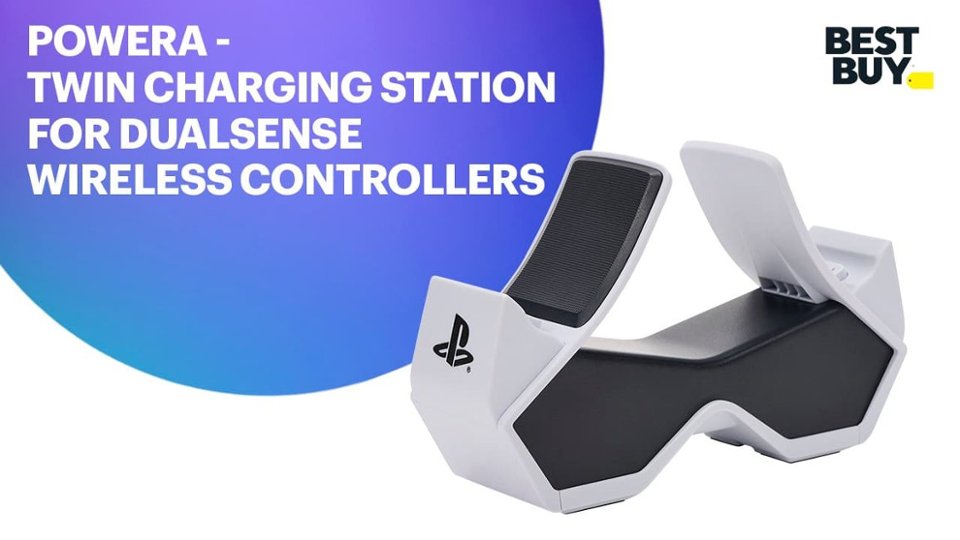 PowerA Twin Charging Station for DualSense Wireless Controllers video 0 minutes 30 seconds