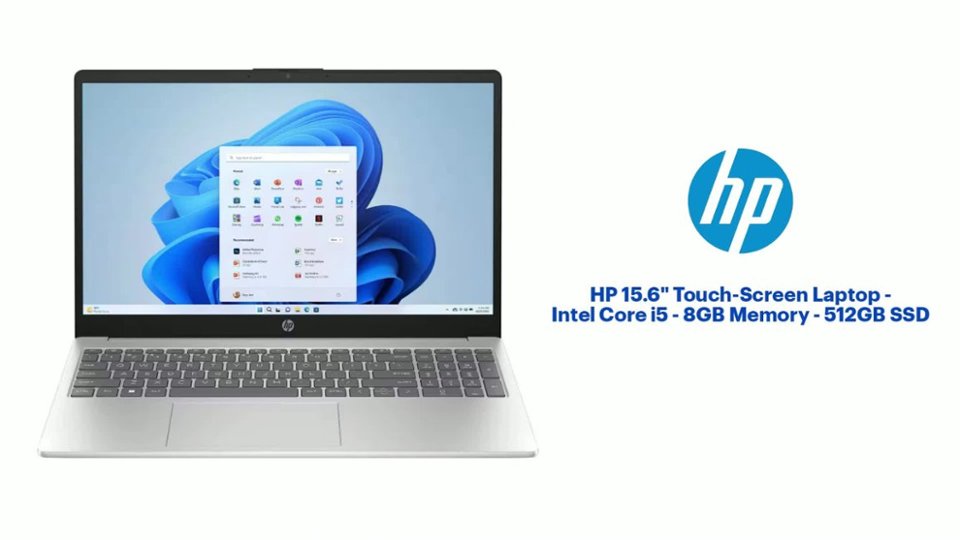 HP 15.6" Touch-Screen Laptop - Intel Core i5 - 8GB Memory - 512GB SSD Features video 1 minutes 14 seconds