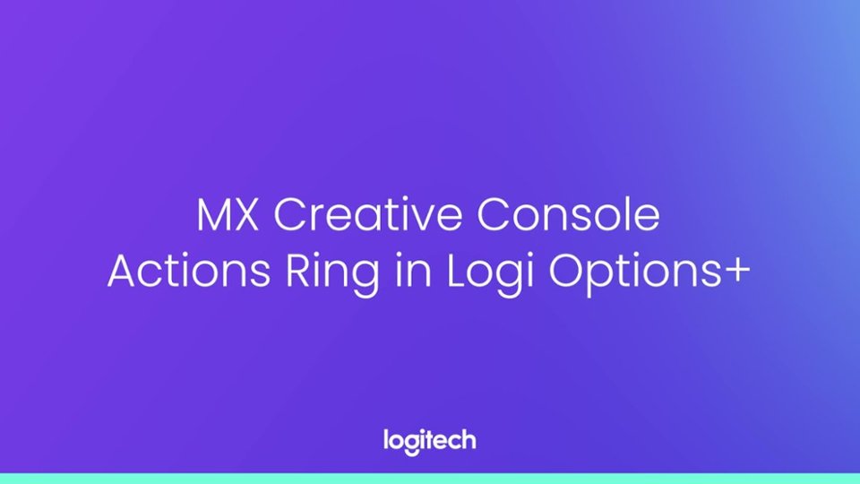 Customizing the Actions Ring with Options+ App video 1 minutes 51 seconds