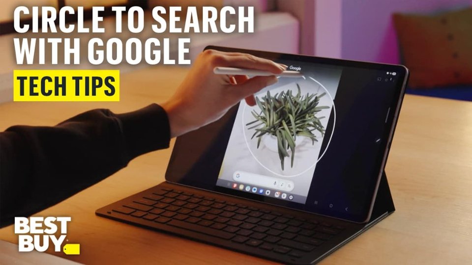 Using Circle to Search with Google on the Samsung Galaxy Tab S10 FE Series video 0 minutes 47 seconds