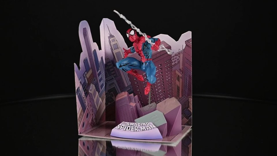 360 View of Marvel Spider-Man 1:10th Scale Collectible with Scene video 0 minutes 10 seconds