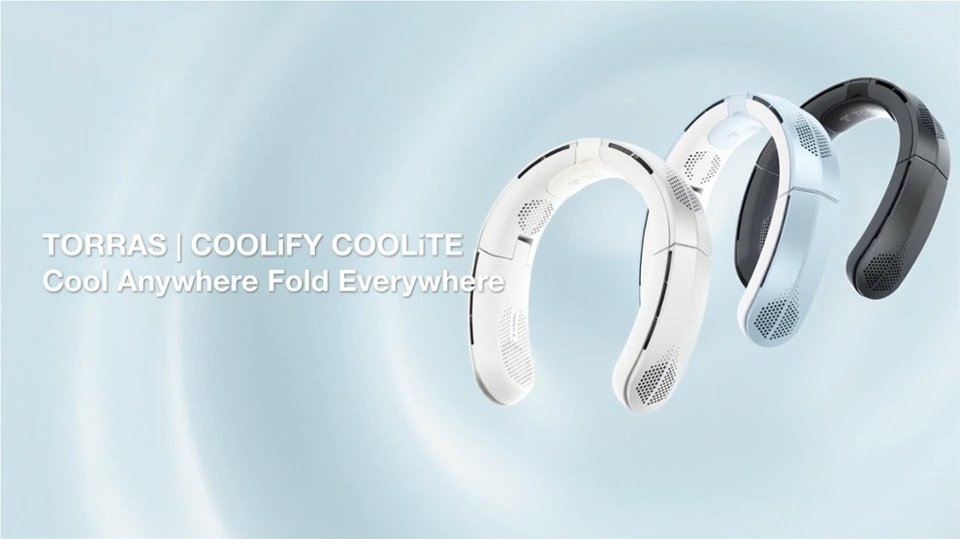 Overview of COOLiTE Portable Foldable Neck Fan video 0 minutes 43 seconds