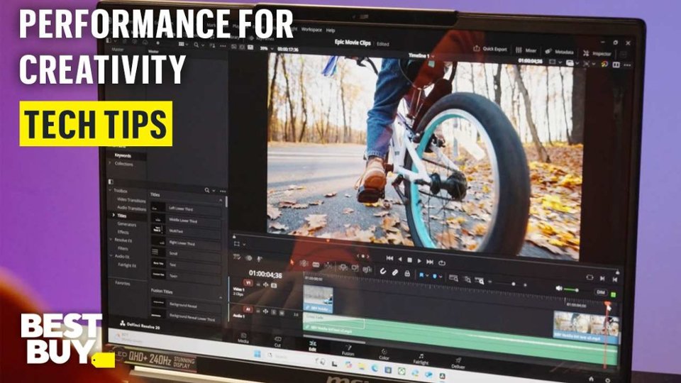 Accelerate Creative Work with a NVIDIA GeForce RTX 50 Series Laptop GPU video 0 minutes 44 seconds