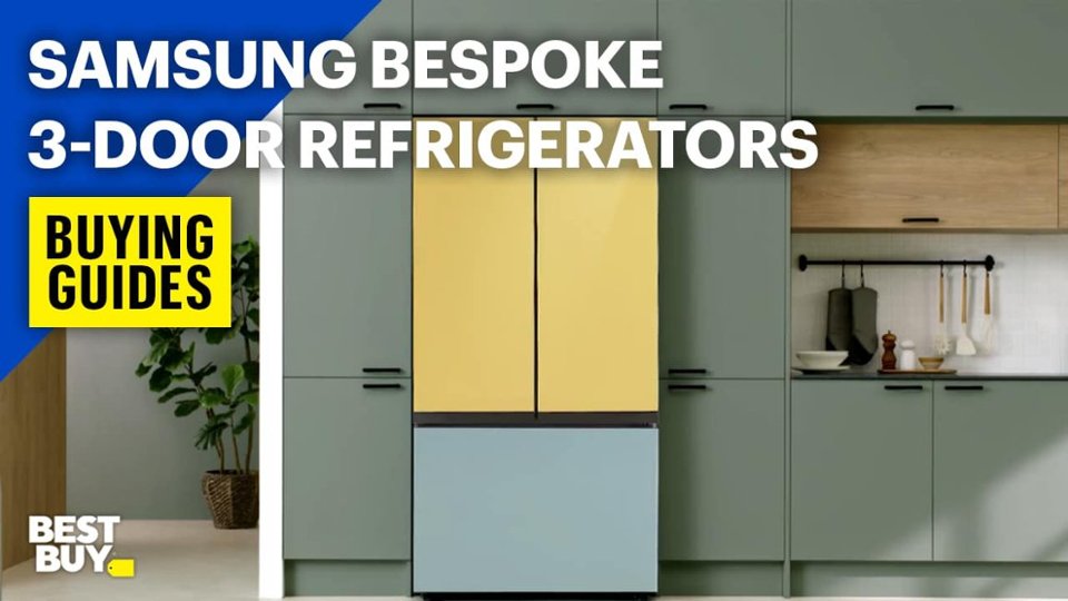 Samsung Bespoke 3-Door Refrigerators video 2 minutes 23 seconds