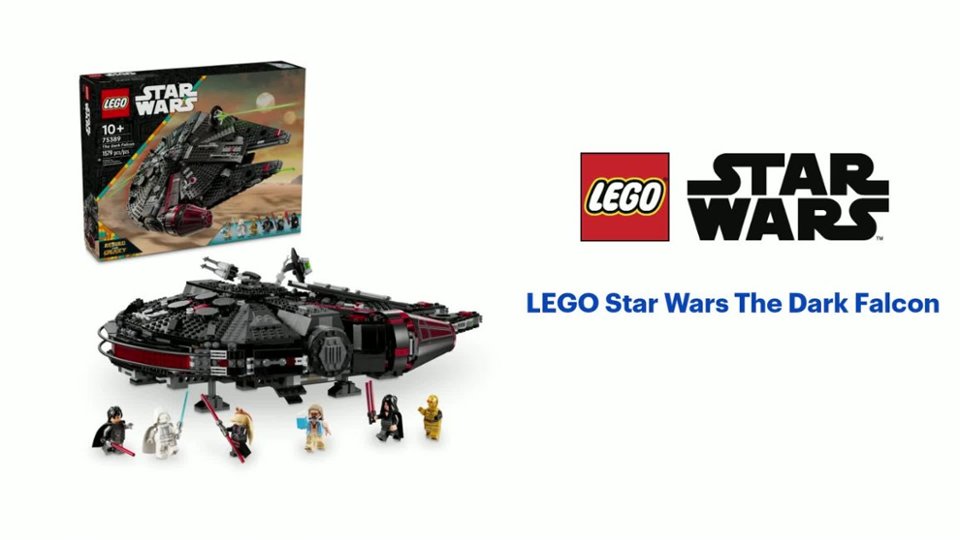LEGO - Star Wars The Dark Falcon Buildable Toy Vehicle 75389 - Multi Product Features video 1 minutes 13 seconds