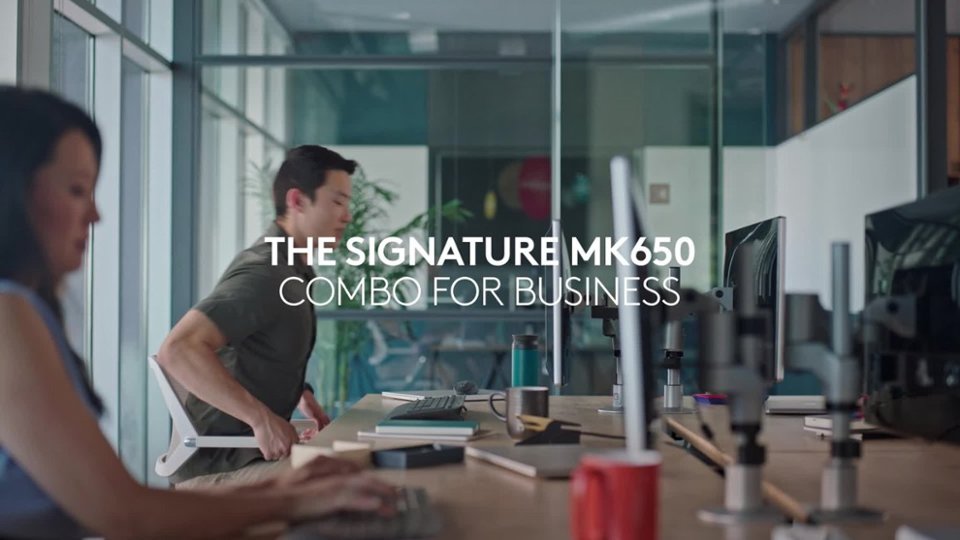 Logitech - Signature MK650 Combo for Business video 0 minutes 40 seconds