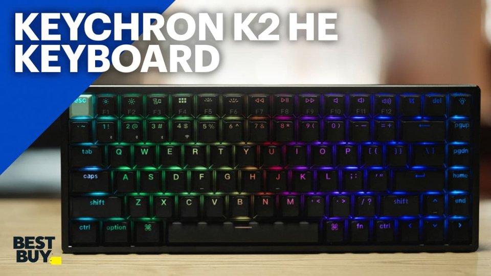 Keychron K2 HE Keyboard video 0 minutes 34 seconds