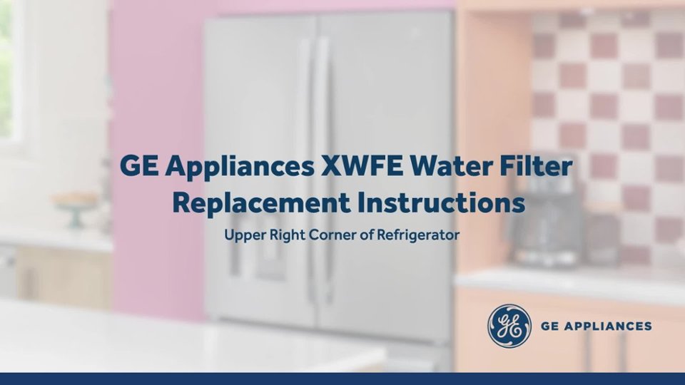 Upper Right Corner 3-Door XWFE Water Filter Replacement Instructions video 2 minutes 07 seconds