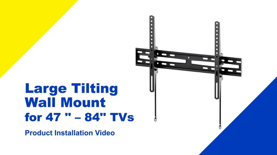 Tilting TV Wall Mount Install Video video 5 minutes 01 seconds