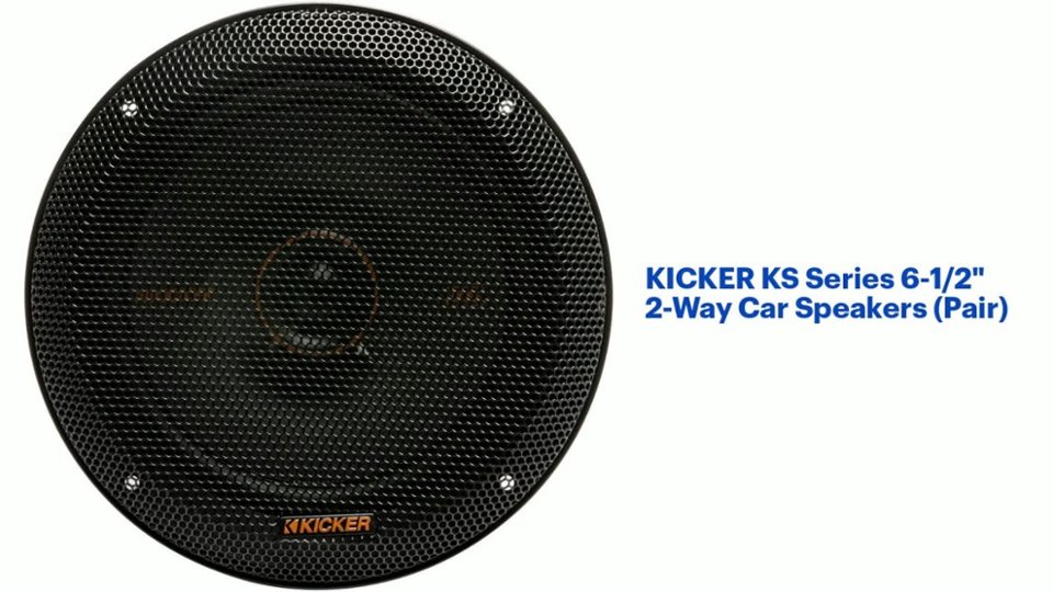 KICKER - KS Series 6-1/2" 2-Way Car Speaker Features video 1 minutes 02 seconds