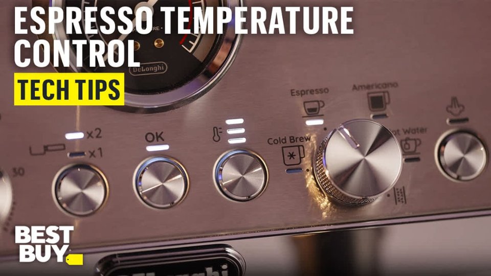 Temperature Control on De'Longhi La Specialista Arte Evo Espresso Machine video 0 minutes 50 seconds