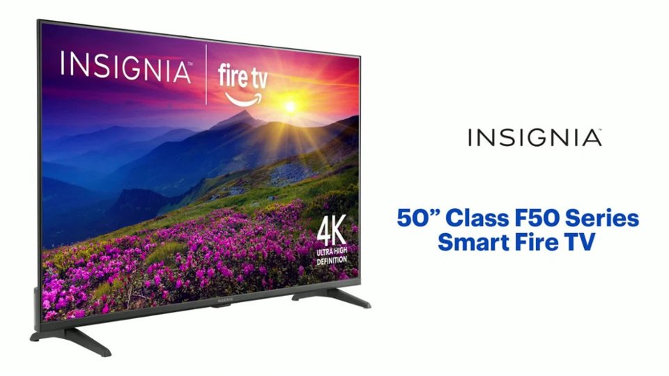 Insignia™ - 50” Class F50 Series LED 4K UHD Smart Fire TV Product Features video 2 minutes 28 seconds