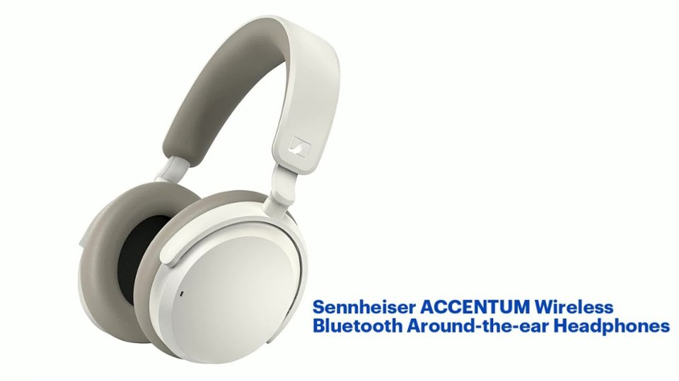 Sennheiser - ACCENTUM Wireless Bluetooth Headphone Features video 1 minutes 42 seconds