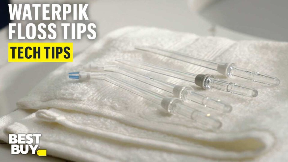 Selecting the Right Flosser Tip for Waterpik Cordless Plus Water Flosser video 0 minutes 53 seconds