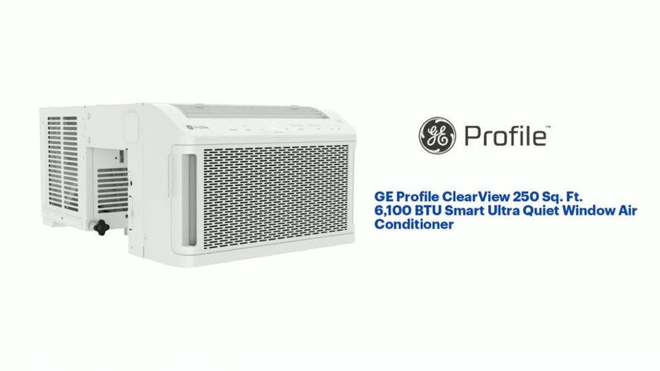 ClearView 250 Sq. Ft. 6,100 BTU Smart Ultra Quiet Window Air Conditioner Features video 1 minutes 58 seconds