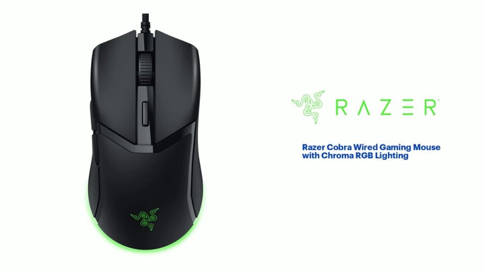 Razer Cobra Lightweight Optical Gaming Mouse with Chroma RGB Lighting Features video 1 minutes 14 seconds