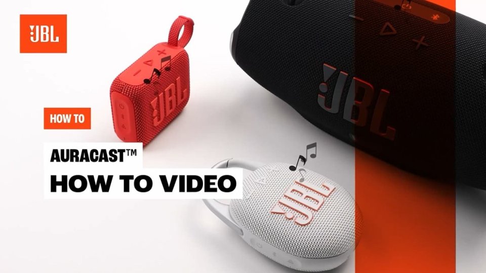 JBL Auracast How-To video 3 minutes 31 seconds