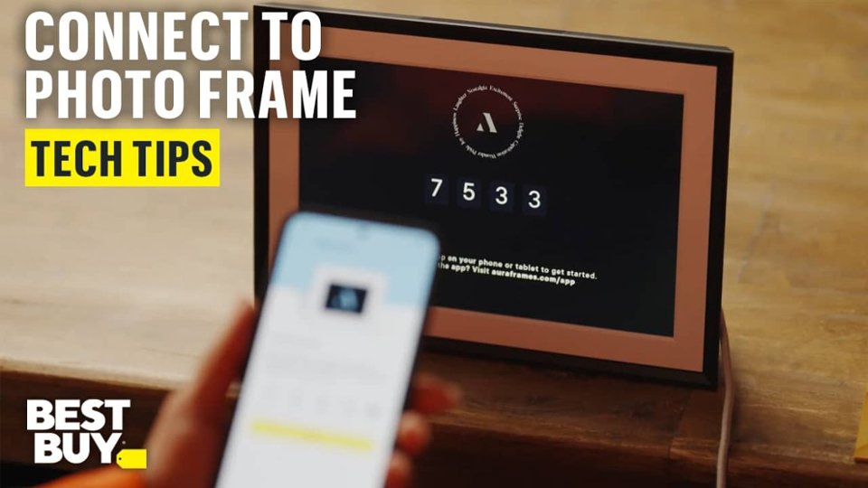 Connecting to the Aura Carver 10″ Digital Photo Frame video 0 minutes 46 seconds