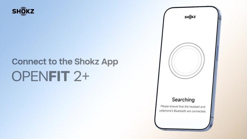 OpenFit 2+ - How to connect to Shokz App video 0 minutes 35 seconds