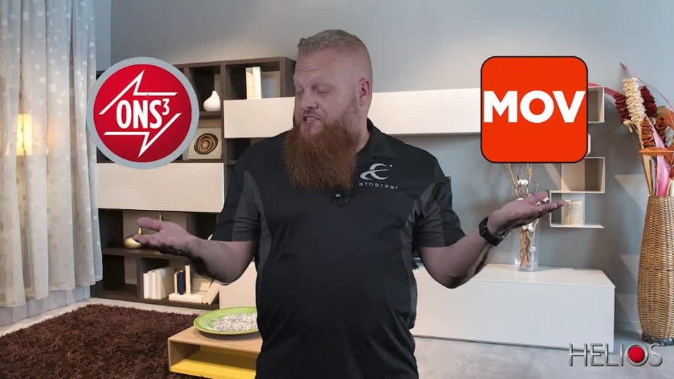 MOV vs. ONS3 Surge Suppression video 1 minutes 26 seconds